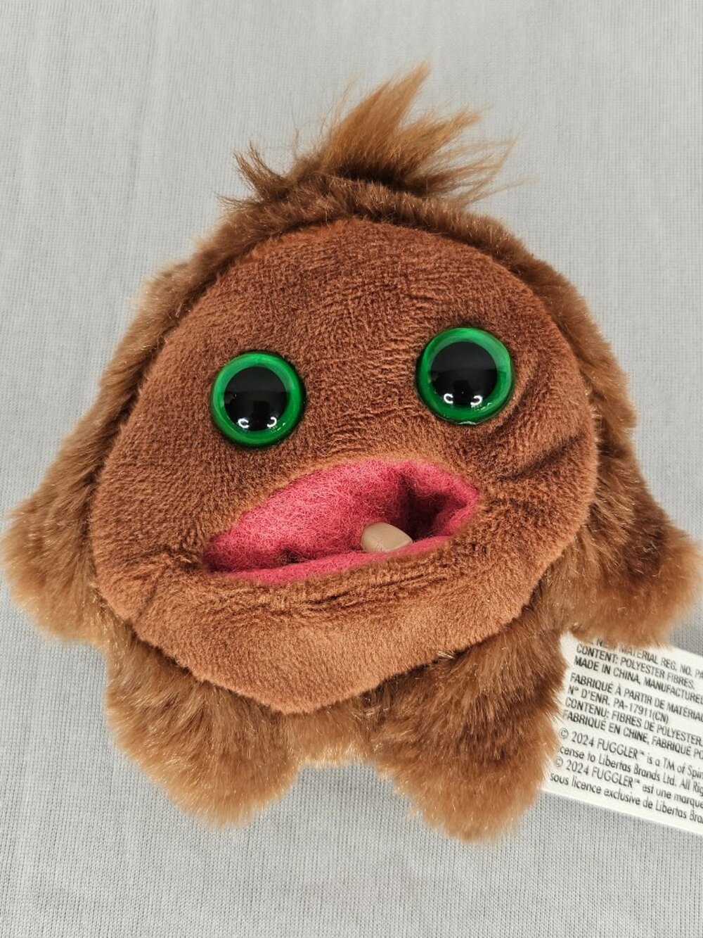 Fuggler Weird Plush Toy | Brown Monster | Mini Collectible